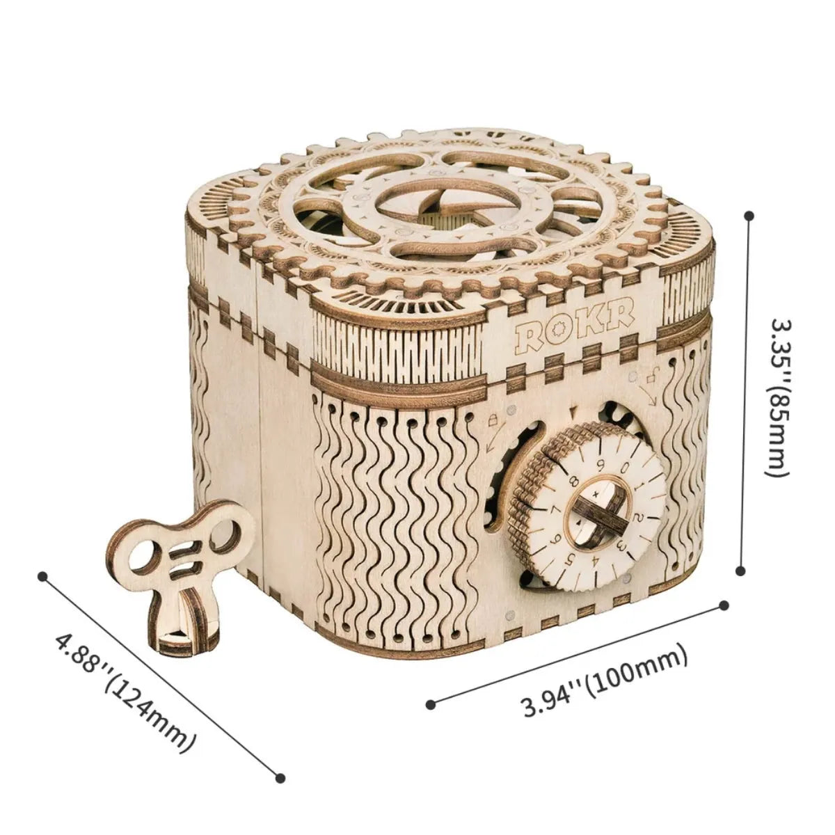 Treasure Box Mechanical 3D Wooden Puzzle
