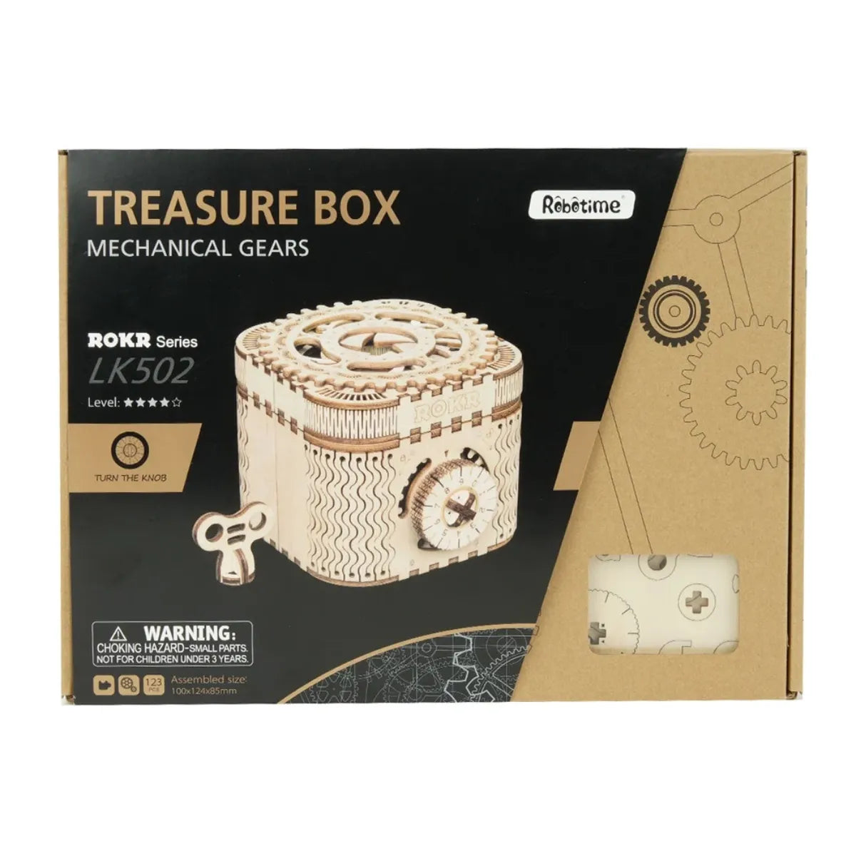 Treasure Box Mechanical 3D Wooden Puzzle