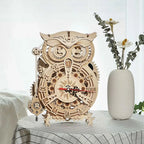 Owl Clock Mechanical 3D Wooden Puzzle