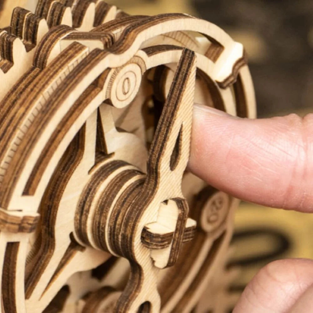 Owl Clock Mechanical 3D Wooden Puzzle