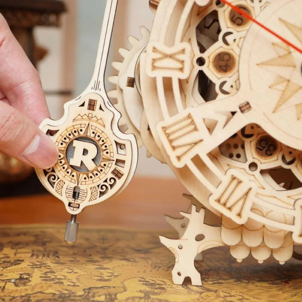 Owl Clock Mechanical 3D Wooden Puzzle