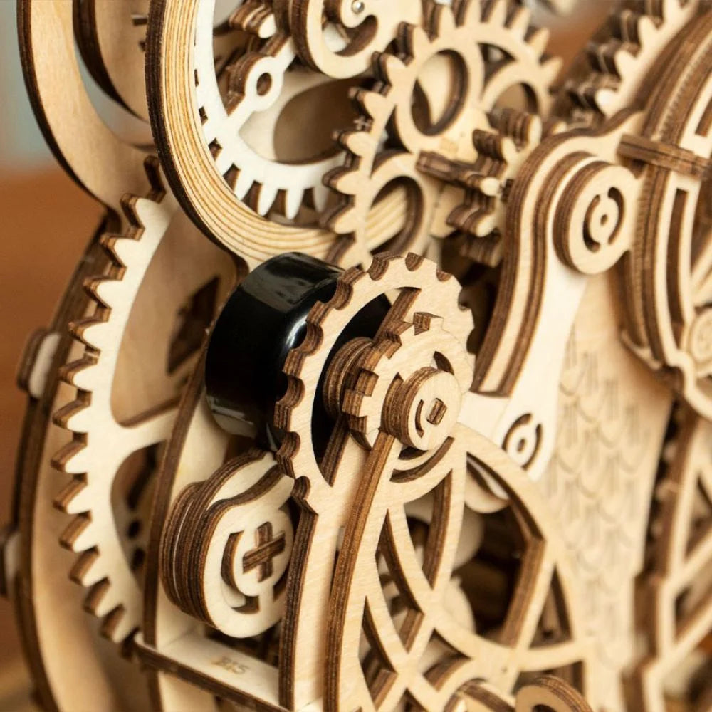 Owl Clock Mechanical 3D Wooden Puzzle