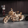 Cruiser Motorcycle Mechanical 3D Wooden Puzzle