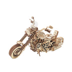 Cruiser Motorcycle Mechanical 3D Wooden Puzzle