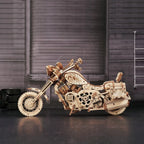 Cruiser Motorcycle Mechanical 3D Wooden Puzzle
