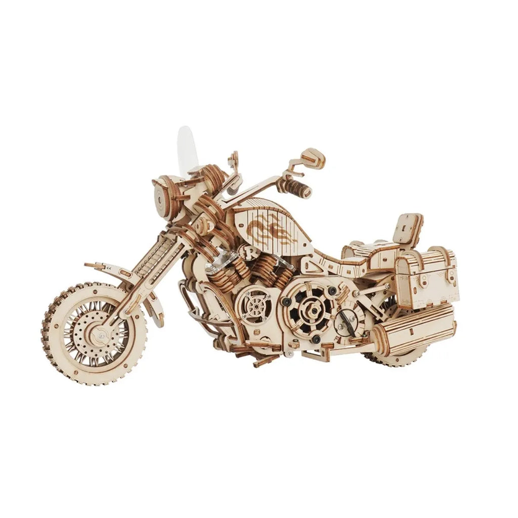 Cruiser Motorcycle Mechanical 3D Wooden Puzzle