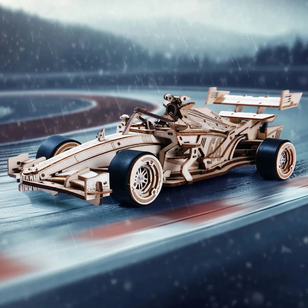 Racing Car Mechanical 3D Wooden Puzzle