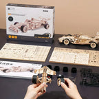 Racing Car Mechanical 3D Wooden Puzzle