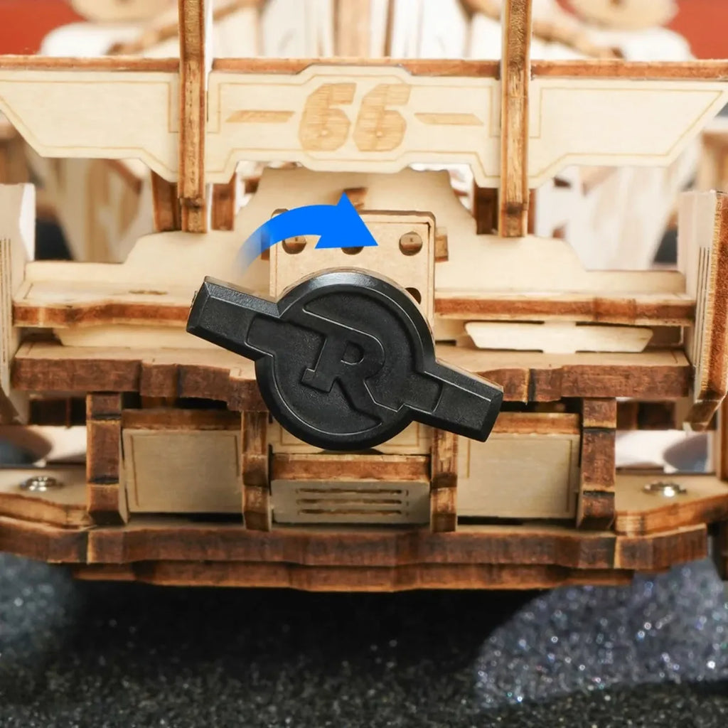 Racing Car Mechanical 3D Wooden Puzzle