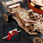 Racing Car Mechanical 3D Wooden Puzzle