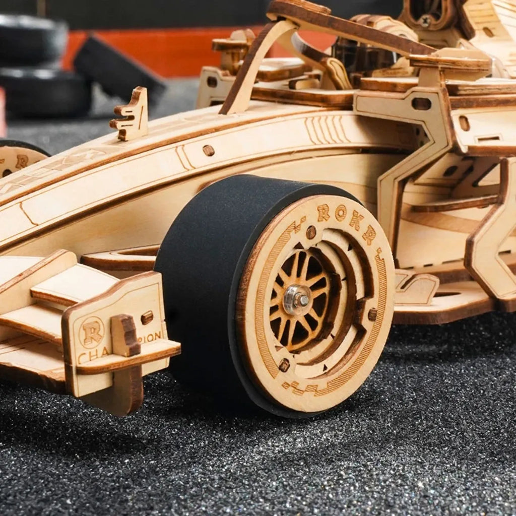 Racing Car Mechanical 3D Wooden Puzzle