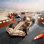 Racing Car Mechanical 3D Wooden Puzzle