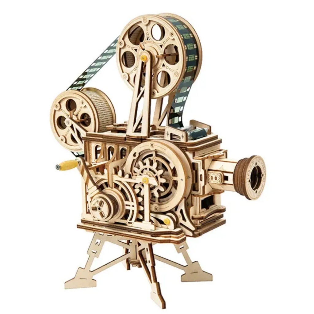 Vitascope Movie Projector Mechanical 3D Wooden Puzzle