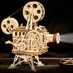 Vitascope Movie Projector Mechanical 3D Wooden Puzzle