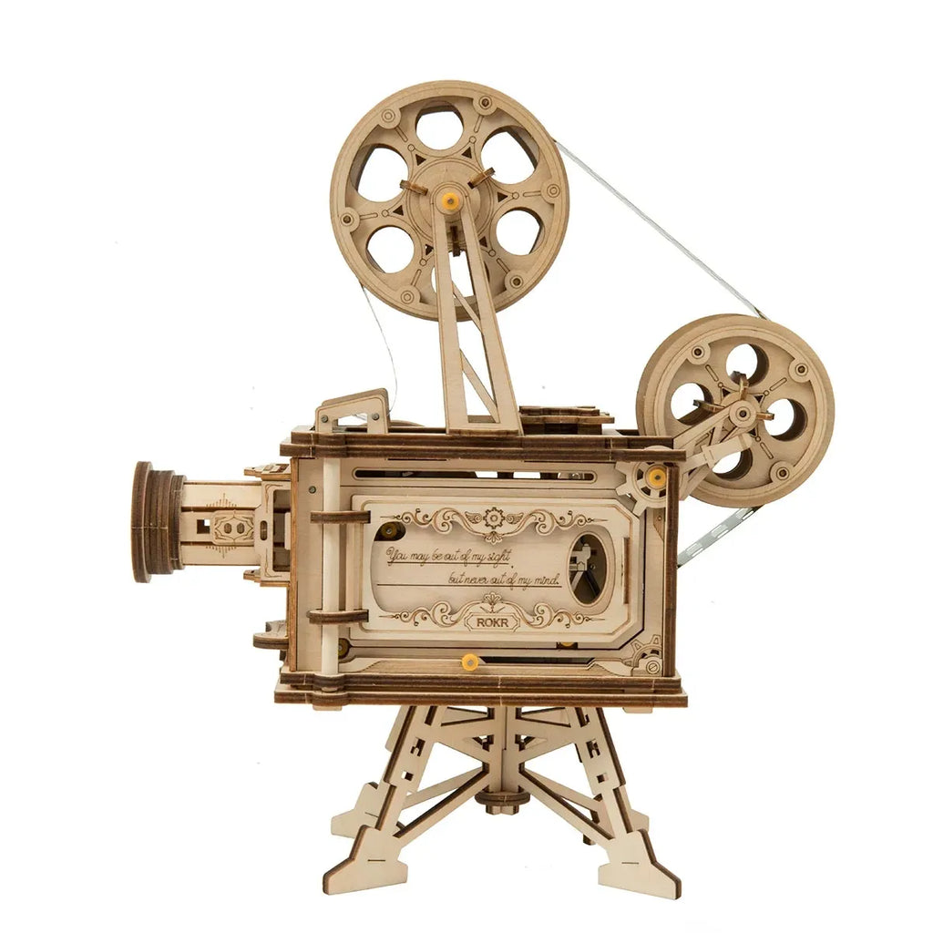 Vitascope Movie Projector Mechanical 3D Wooden Puzzle
