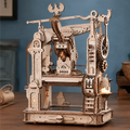 Classic Printing Press Mechanical 3D Wooden Puzzle