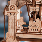 Classic Printing Press Mechanical 3D Wooden Puzzle