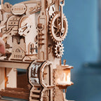 Classic Printing Press Mechanical 3D Wooden Puzzle