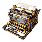 Mechanical Typewriter (Classic Version) 3D Wooden Puzzle