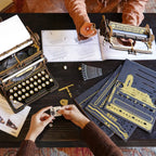 Mechanical Typewriter (Classic Version) 3D Wooden Puzzle