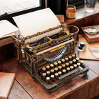 Mechanical Typewriter (Classic Version) 3D Wooden Puzzle