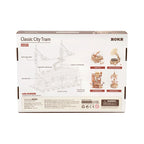 Classic City Tram Mechanical 3D Wooden Puzzle