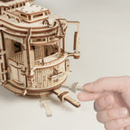 Classic City Tram Mechanical 3D Wooden Puzzle