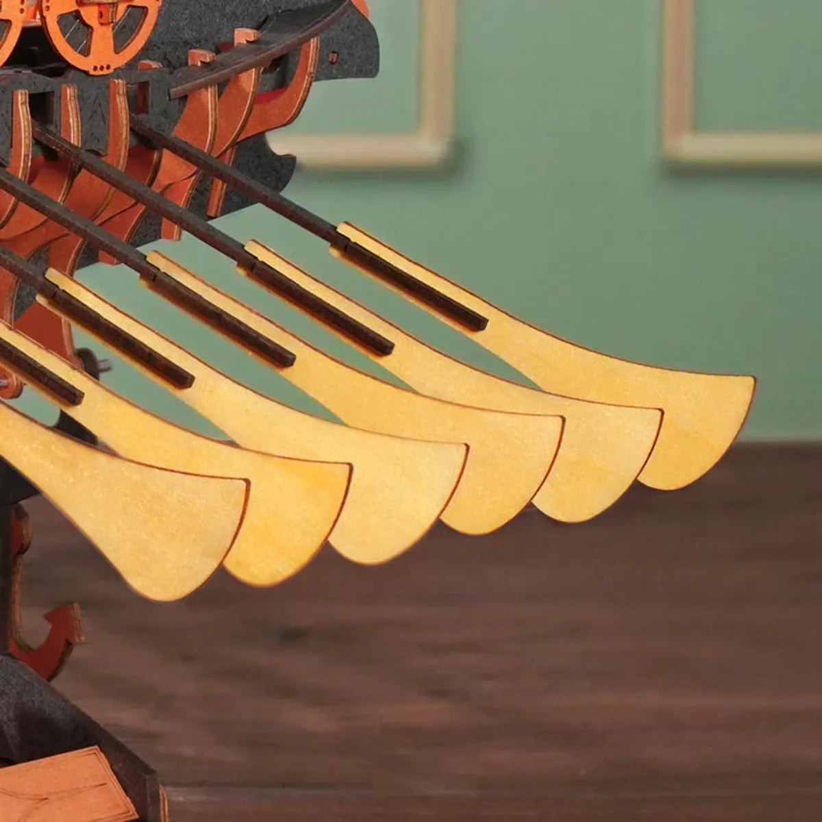 Viking Dragon Ship Mechanical 3D Wooden Puzzle