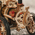 Steam Engine Mechanical 3D Wooden Puzzle