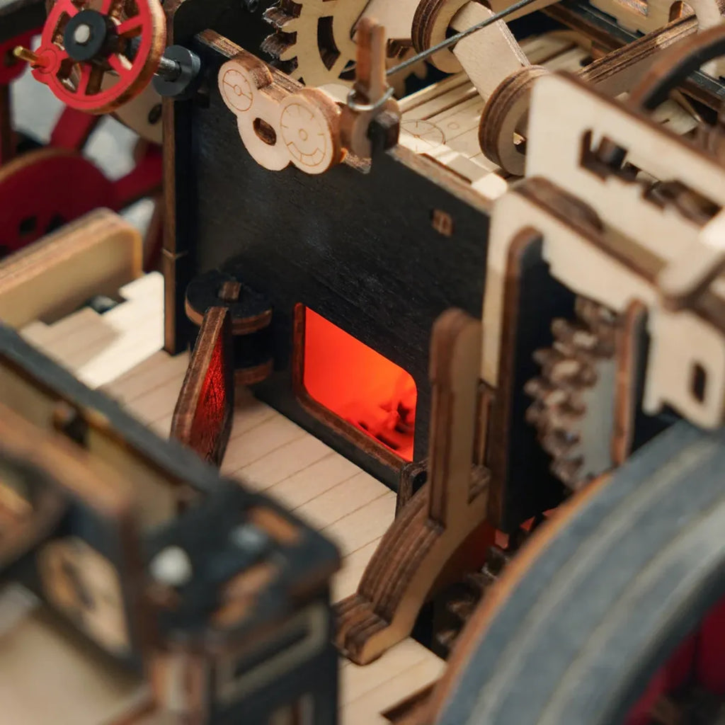 Steam Engine Mechanical 3D Wooden Puzzle