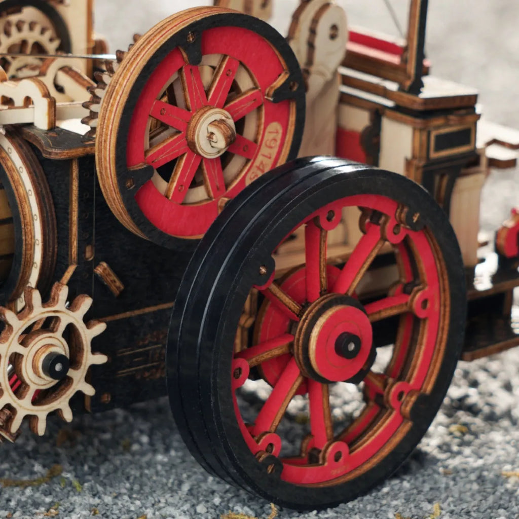 Steam Engine Mechanical 3D Wooden Puzzle
