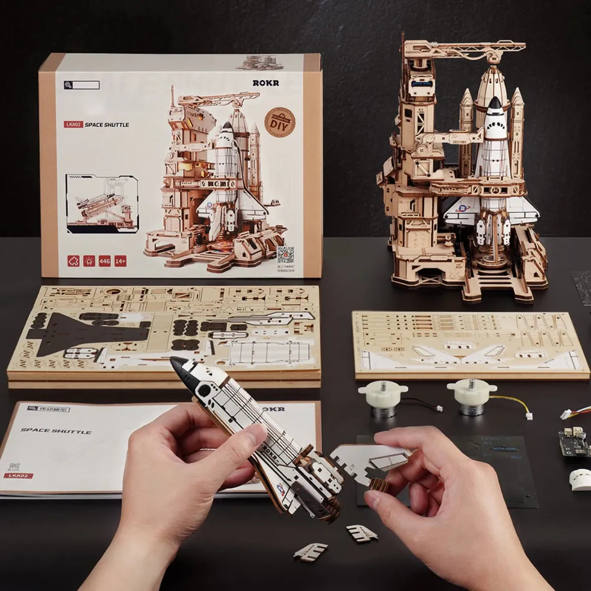 Space Shuttle Mechanical 3D Wooden Puzzle