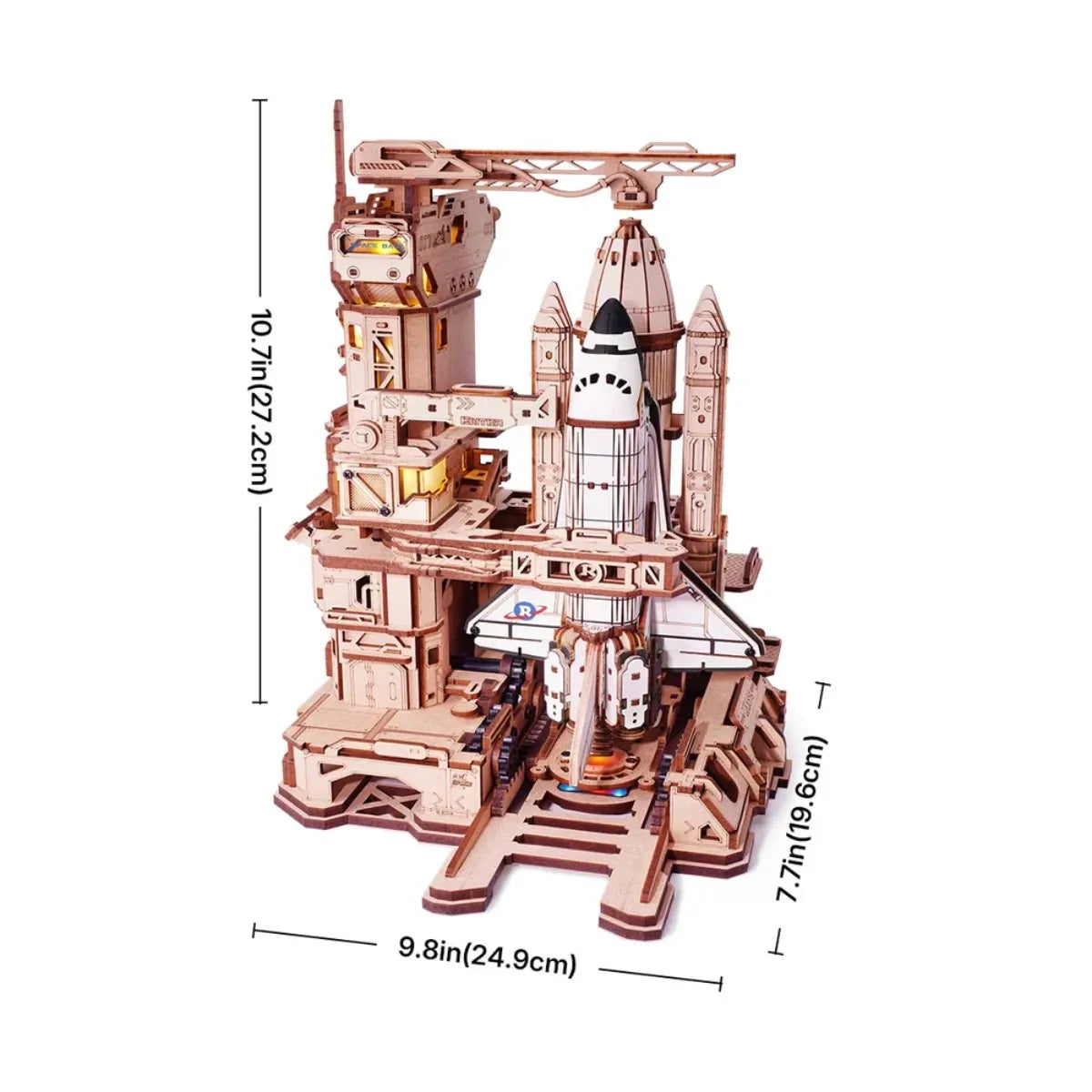 Space Shuttle Mechanical 3D Wooden Puzzle