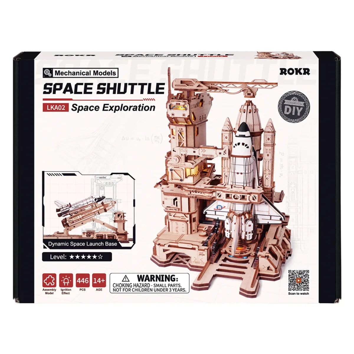 Space Shuttle Mechanical 3D Wooden Puzzle