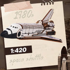 Space Shuttle Mechanical 3D Wooden Puzzle