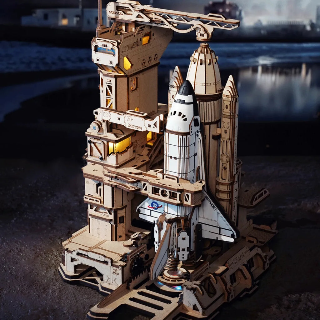 Space Shuttle Mechanical 3D Wooden Puzzle