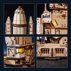 Space Shuttle Mechanical 3D Wooden Puzzle