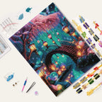 Enchanted Street 5D Diamond Painting, 50×65 cm