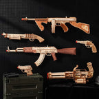 AK-47 Assault Rifle 3D Wooden Puzzle