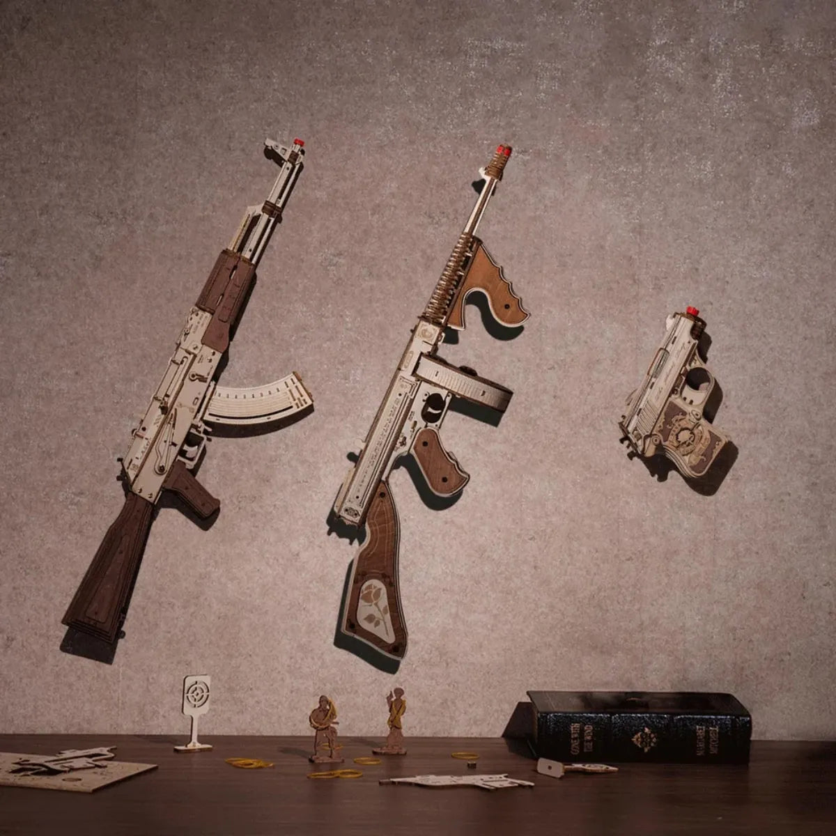 AK-47 Assault Rifle 3D Wooden Puzzle