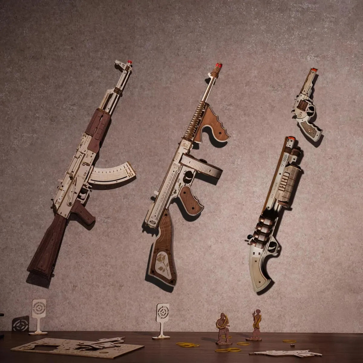 AK-47 Assault Rifle 3D Wooden Puzzle