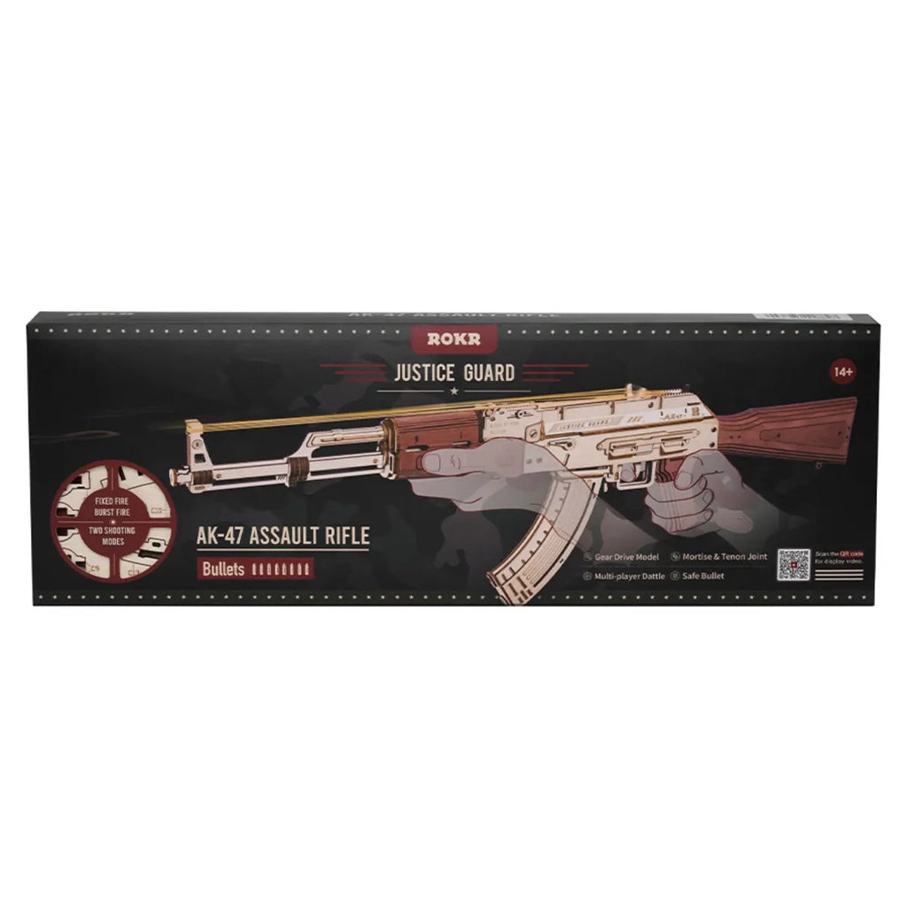 AK-47 Assault Rifle 3D Wooden Puzzle