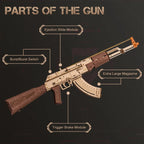 AK-47 Assault Rifle 3D Wooden Puzzle