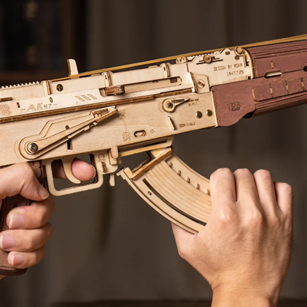 AK-47 Assault Rifle 3D Wooden Puzzle