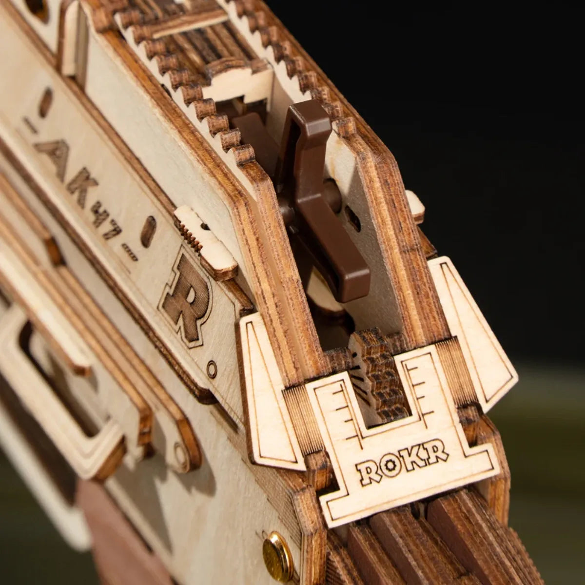 AK-47 Assault Rifle 3D Wooden Puzzle