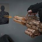 Rotating-Barrel Machine Gun 3D Wooden Puzzle