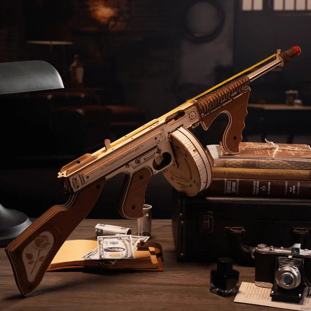 Submachine Gun 3D Wooden Puzzle