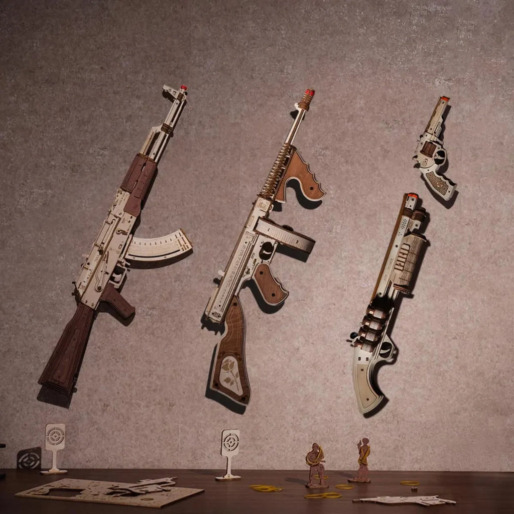Submachine Gun 3D Wooden Puzzle