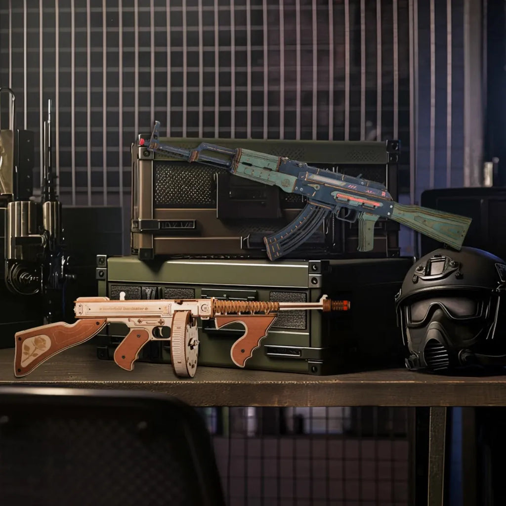Submachine Gun 3D Wooden Puzzle