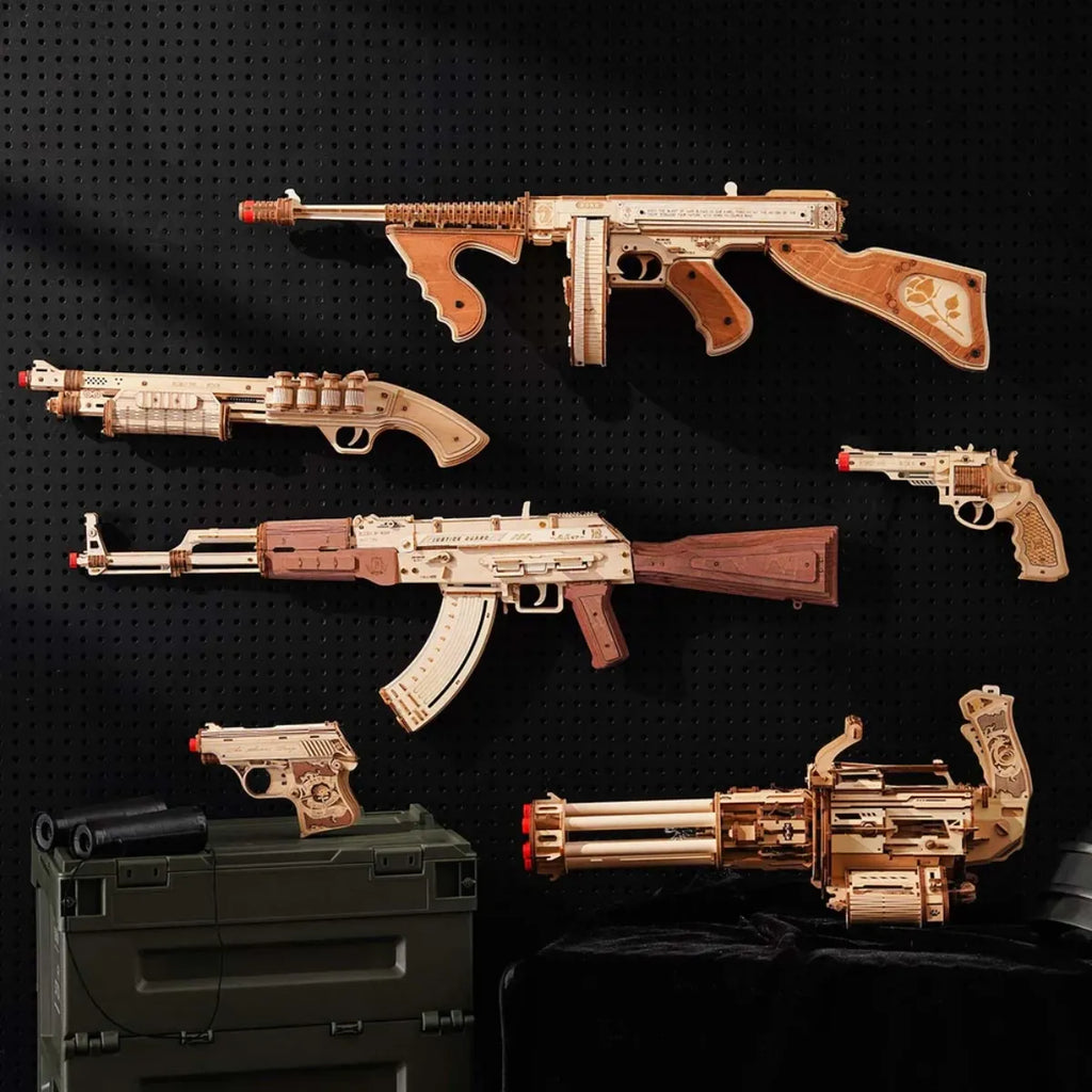 Submachine Gun 3D Wooden Puzzle